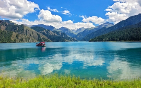 天山天池-2"image"