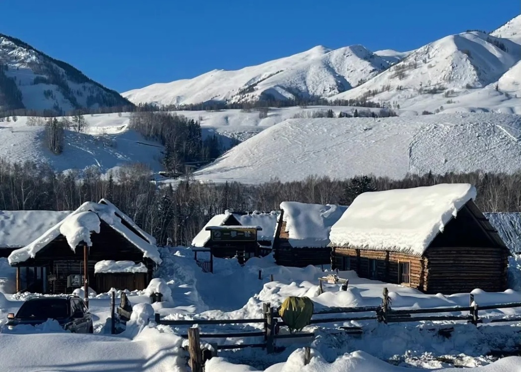 阿勒泰冬季宛若冰雪王国 阿勒泰冬季宛若冰雪王国